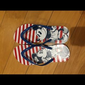 Size 11 Disney flip flops